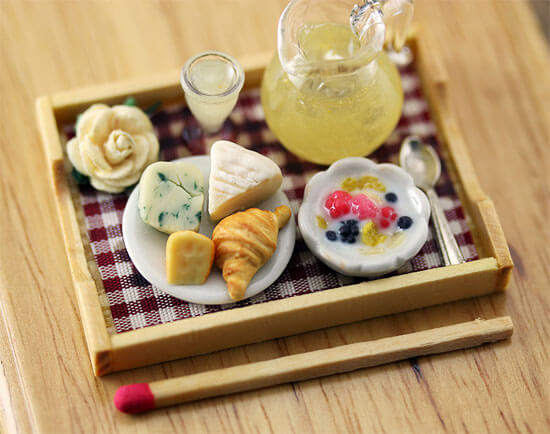 cibi in miniatura - breakfast di shay aaron