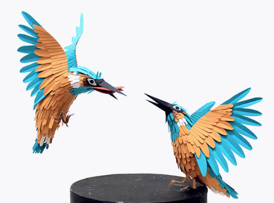 paper-art-uccelli-di-carta