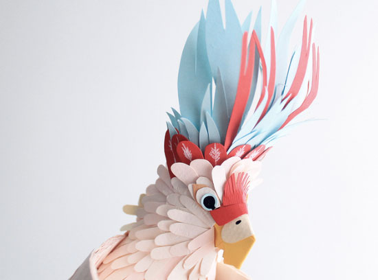 uccelli di carta diana meravigliosamente realistici beltran herrera
