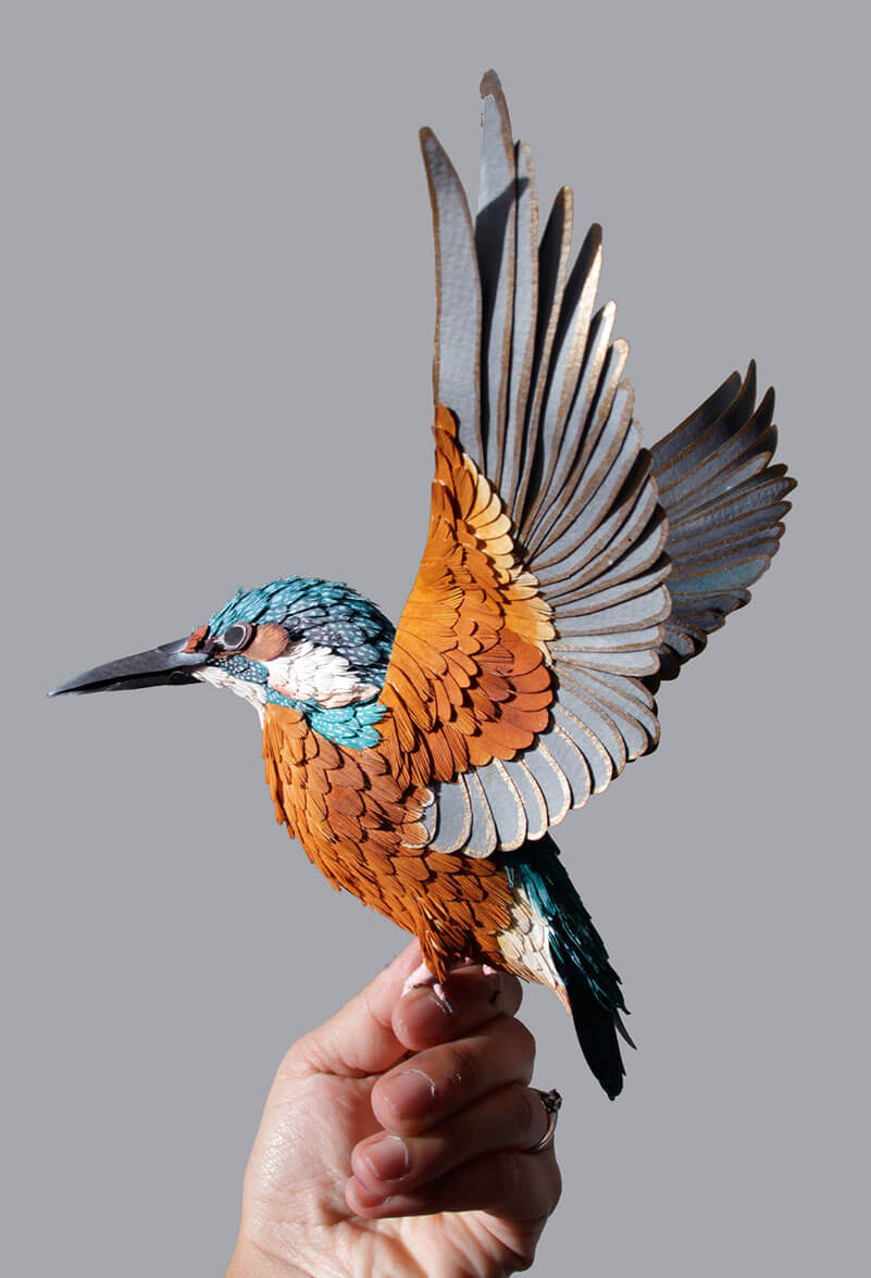 uccelli di carta - paper art diana beltran herrera
