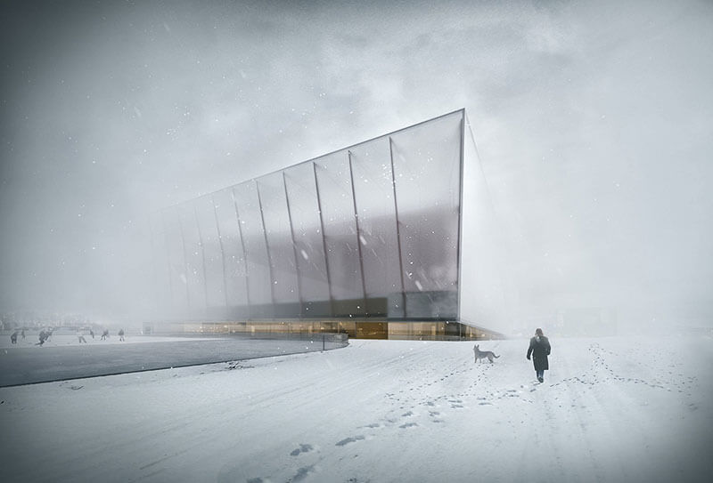 Rendering di architettura di Sergio Merêces