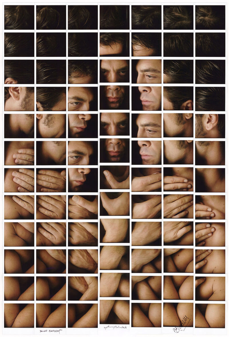 mosaici di foto polaroid di maurizio galimberti bardem