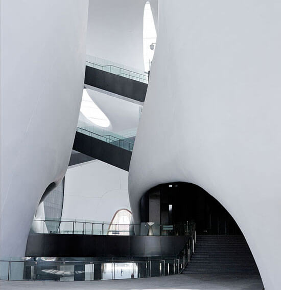 museo nel deserto ordos kangbashi
