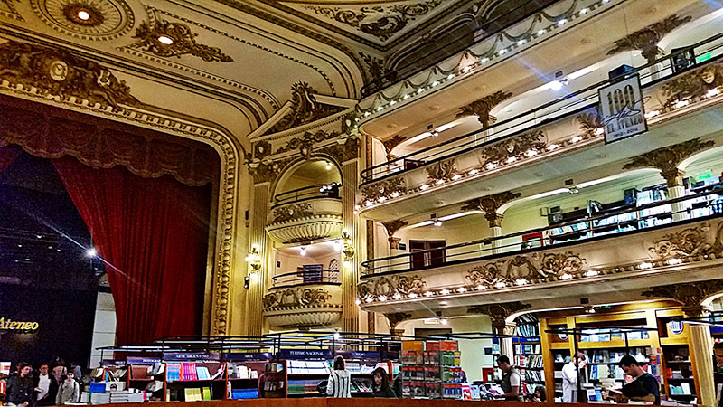 Libreria più bella del mondo El Ateneo Buenos Aires ex Teatro Grand Splendor