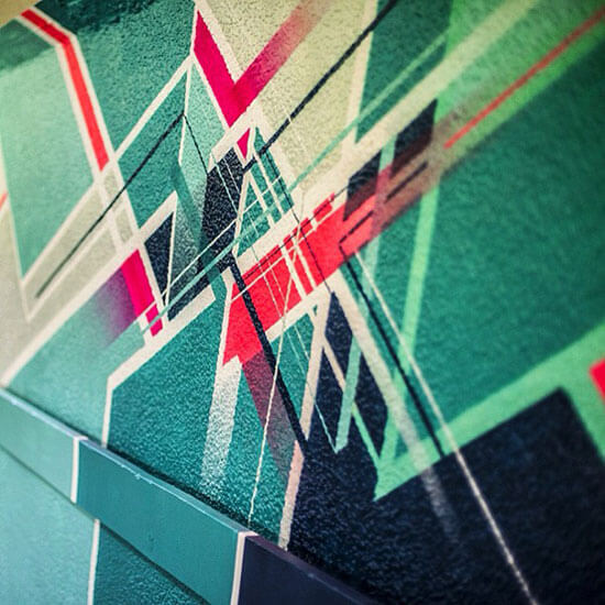 forme e colori nei dipinti di nawer