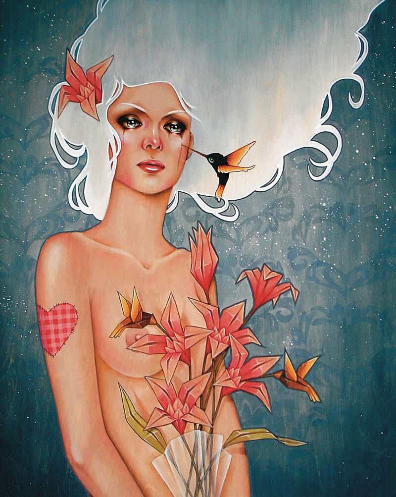 Pittura Glenn Arthur Artista Californiano