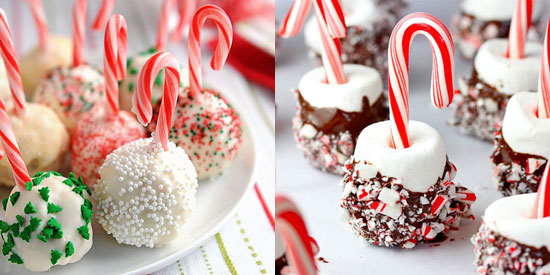 candy cane lollipops