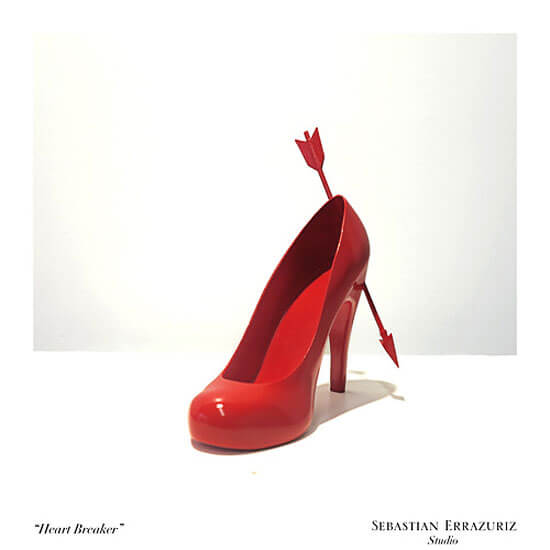 12 shoes for 12 lovers - heart breaker