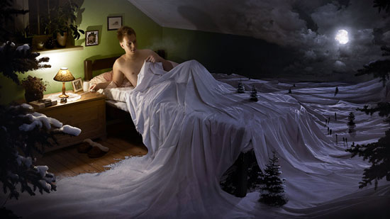 erik johansson foto surreali - snow cover