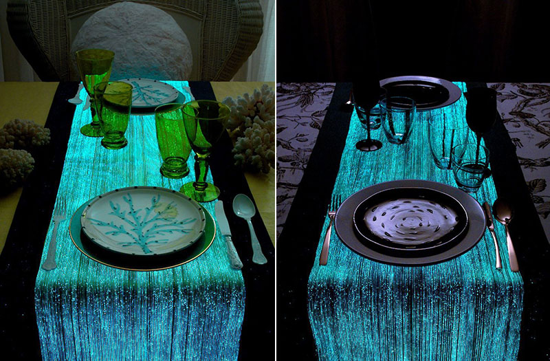 runner tessuto fibra ottica