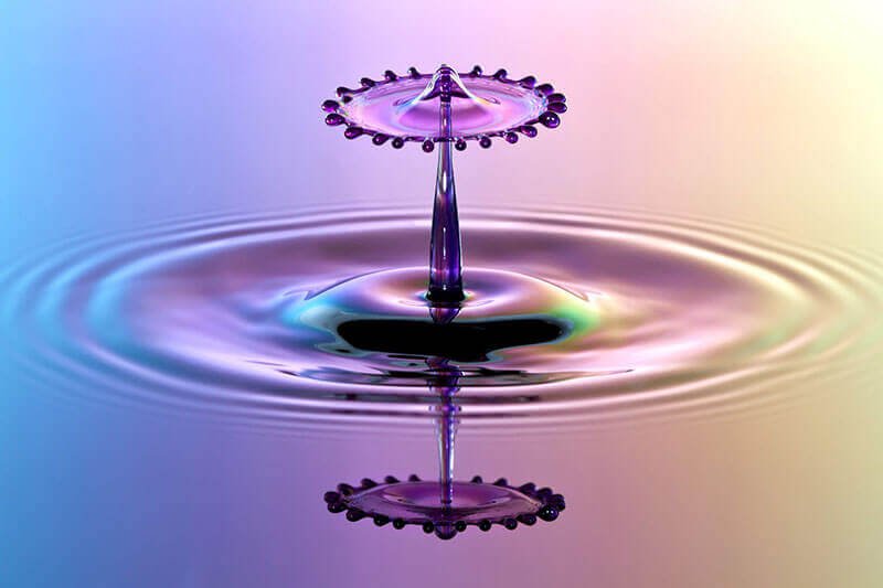 water drop photography