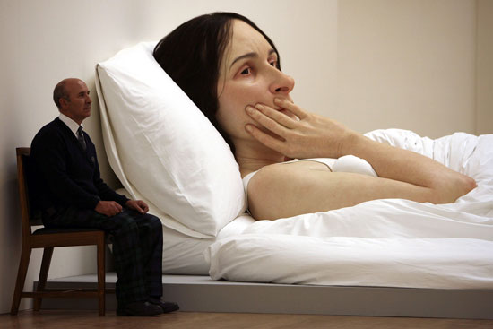 ron mueck sculture iperrealiste giganti