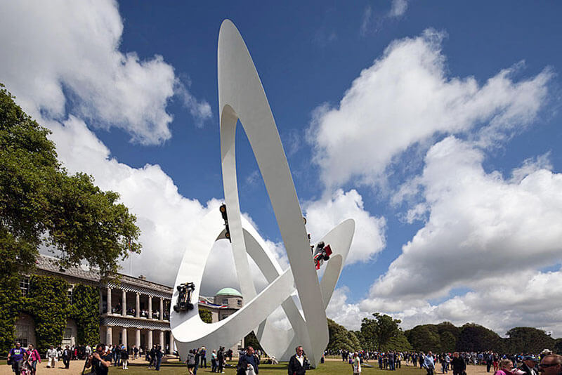 gerry judah scultura futiristica per lotus 