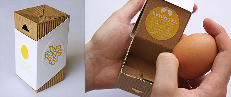 Packaging per Uova Two Eggs for You