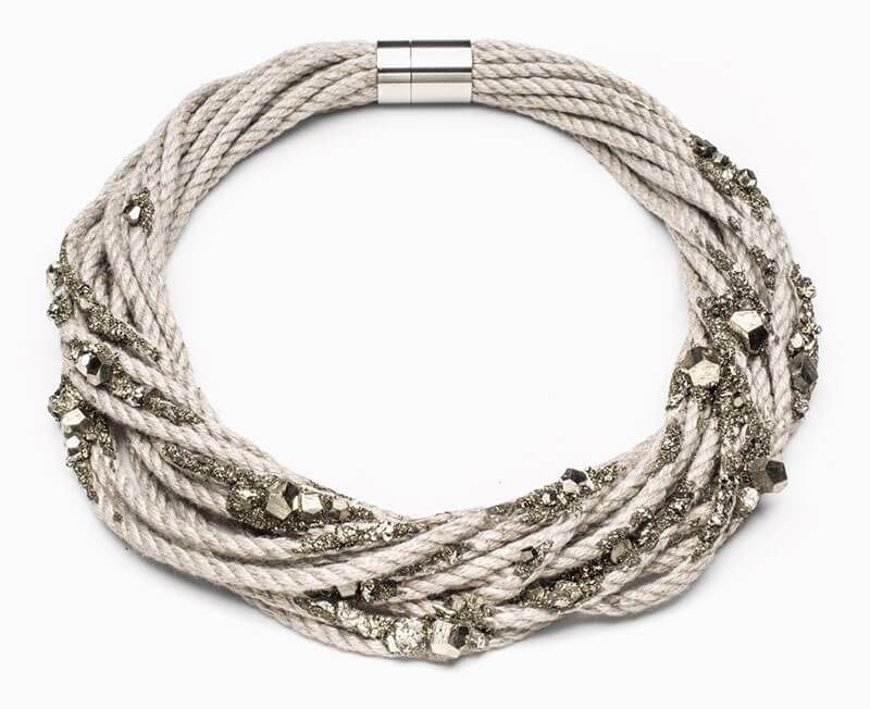 gioielli organici zorya rope necklace