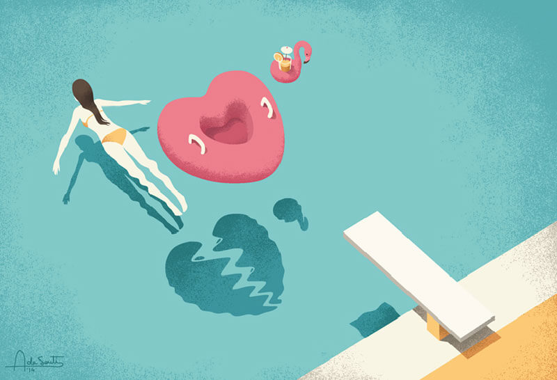 illustrazioni editoriali di andrea de santis