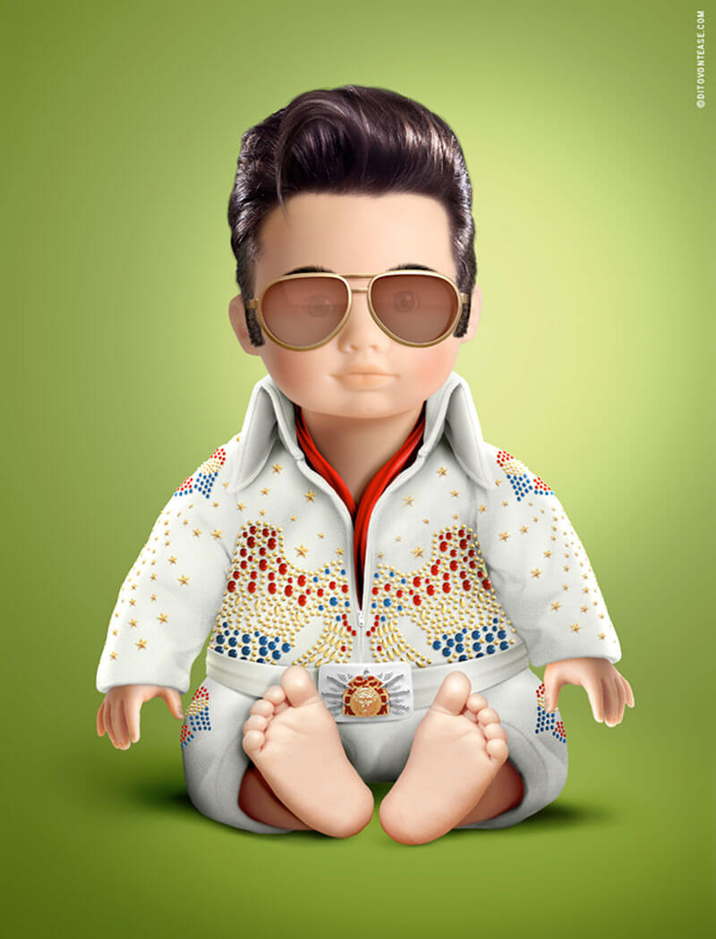 elvis presley dito von tease idollz