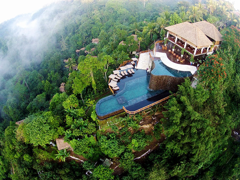 hotel da sogno Hanging Gardens Ubud Bali