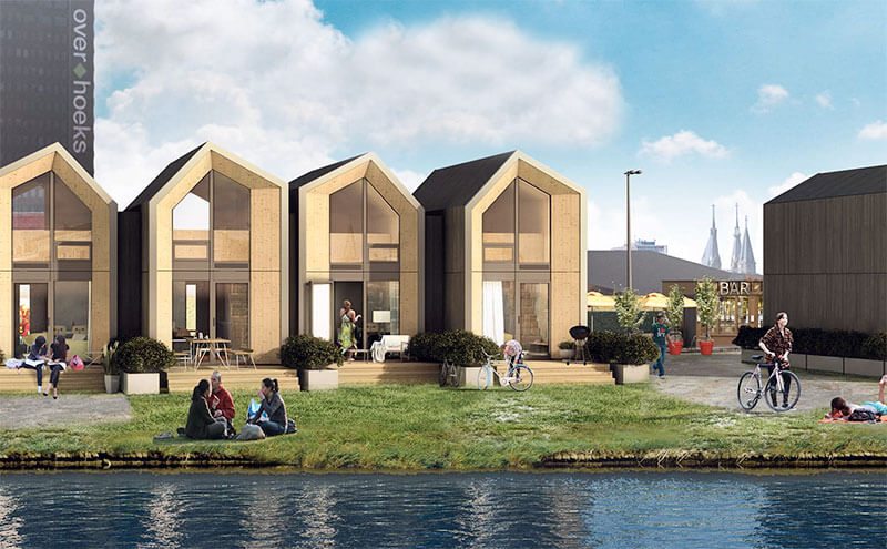 casa in prefabbricata temporanea