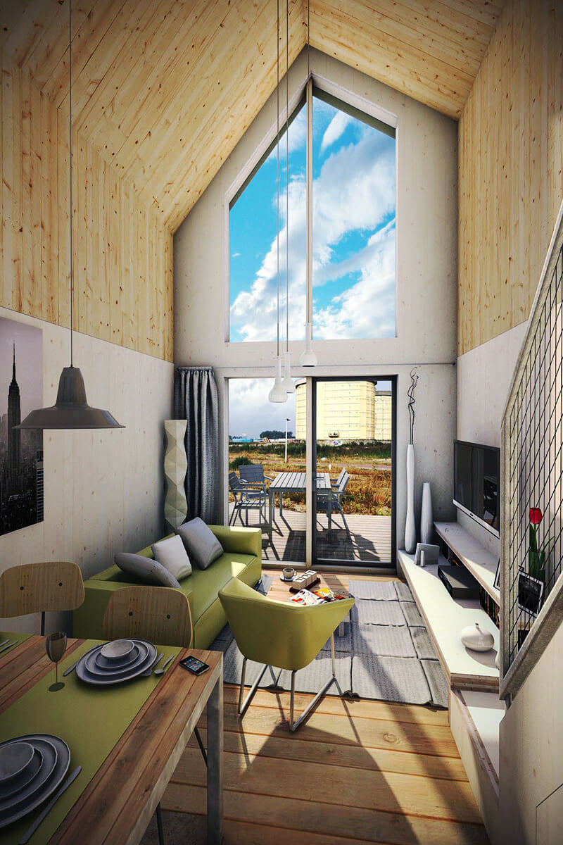 casa prefabbricata in legno