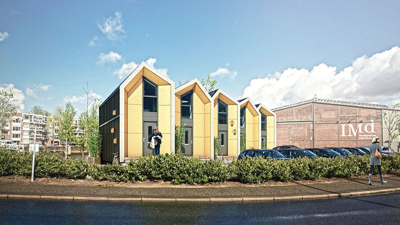 rendering casa prefabbricata