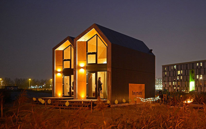 casa in legno prefabbricata