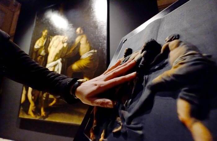 flagellazione di caravaggio stampa 3d per non vedenti monzamakers