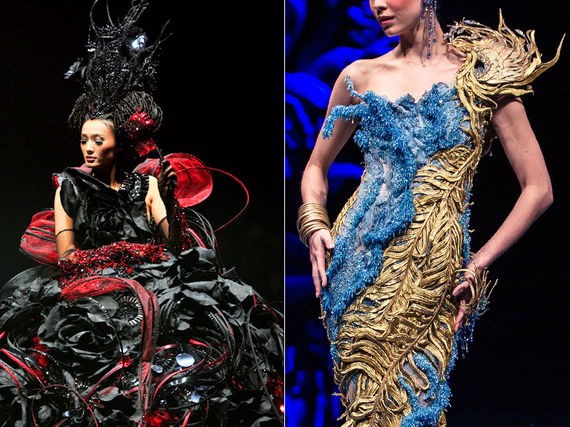 go pei abiti scultura di alta moda