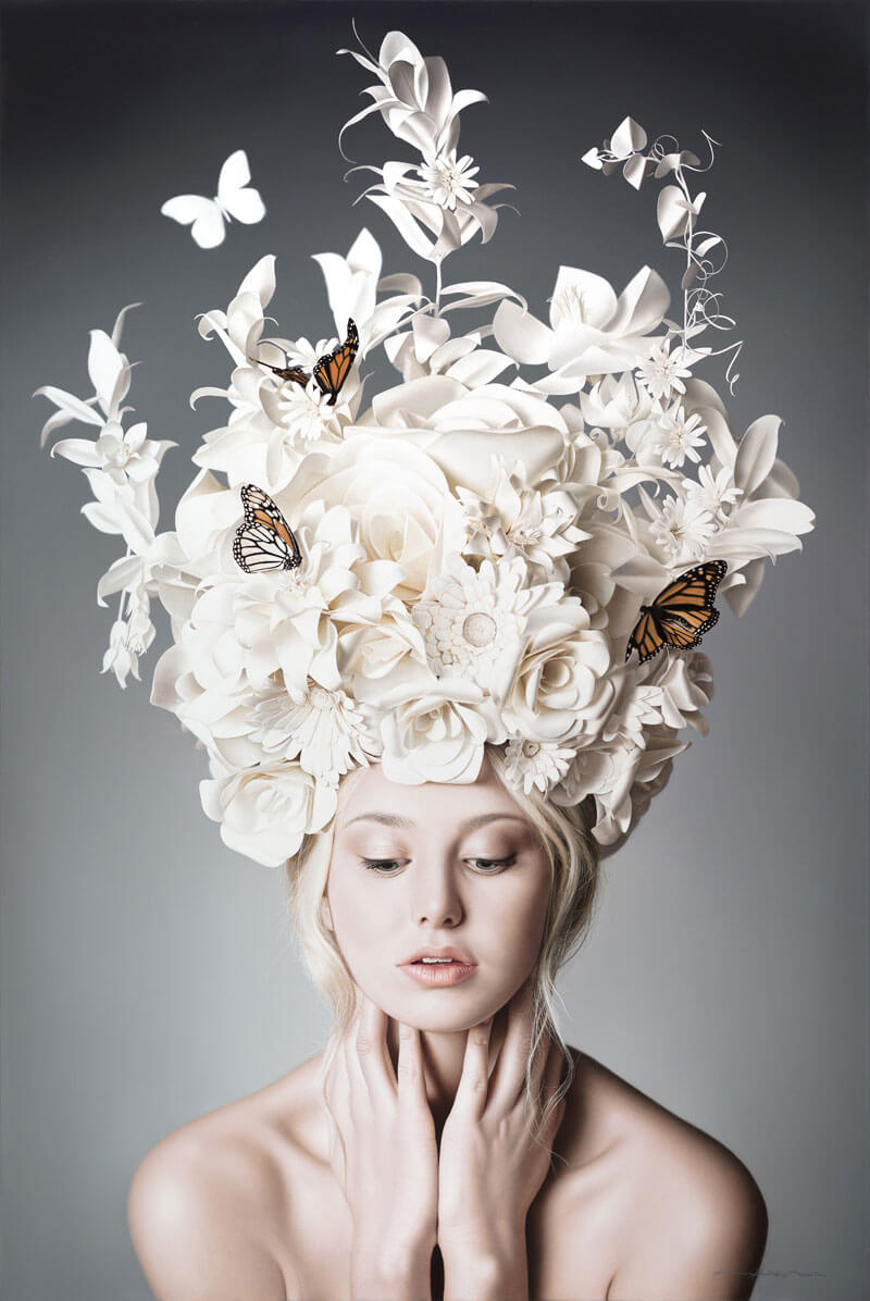 dipinti iperrealisti di anna halldin