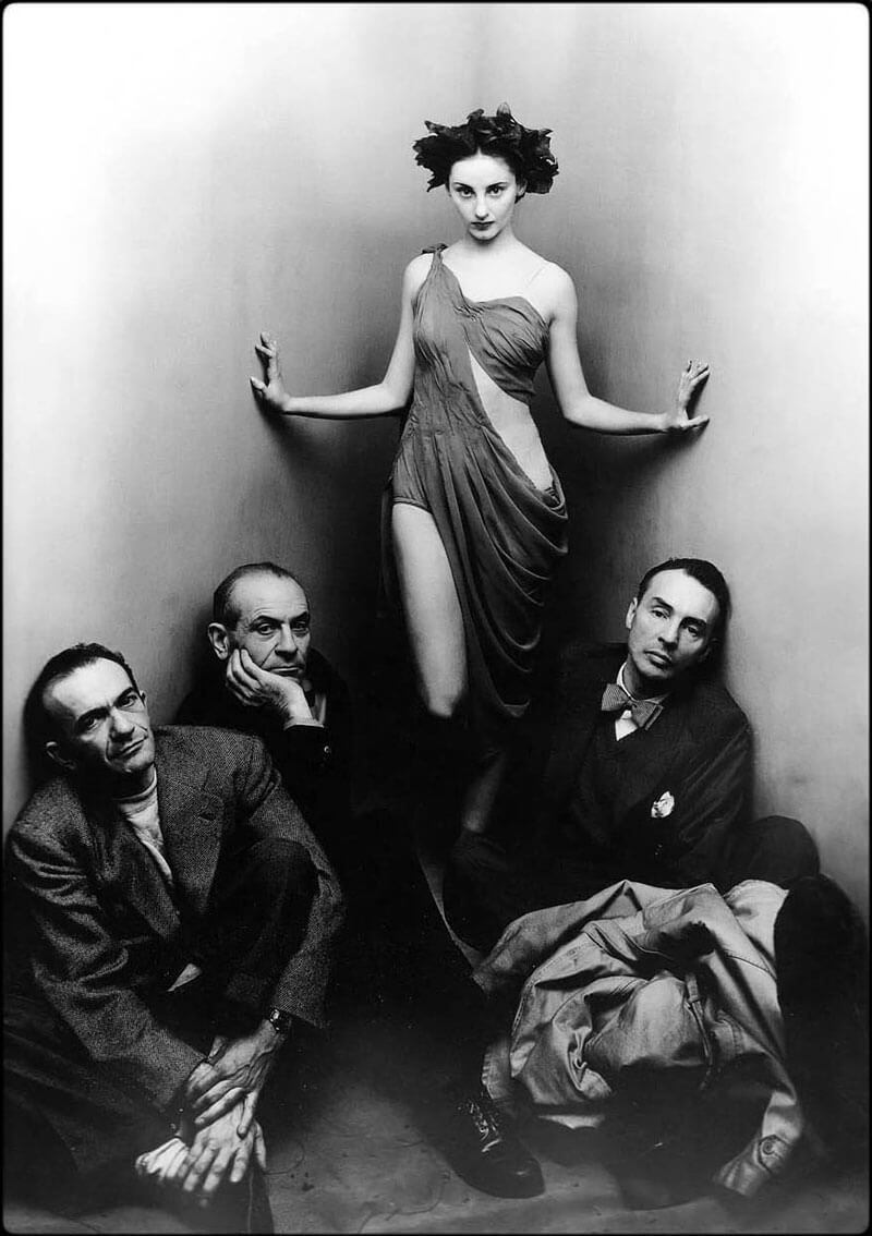 irving penn ballet society 1948 corner portait