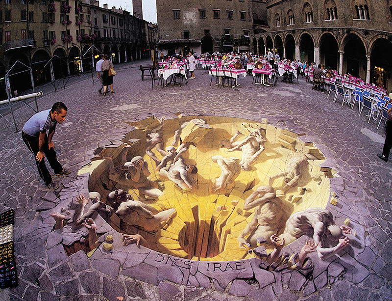 Street art anamorfica Kurt Wenner