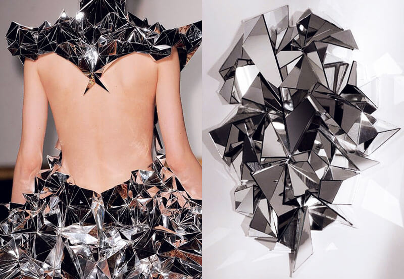specchi di design Iris Van Herpen 2013 Mathias Kiss 2008