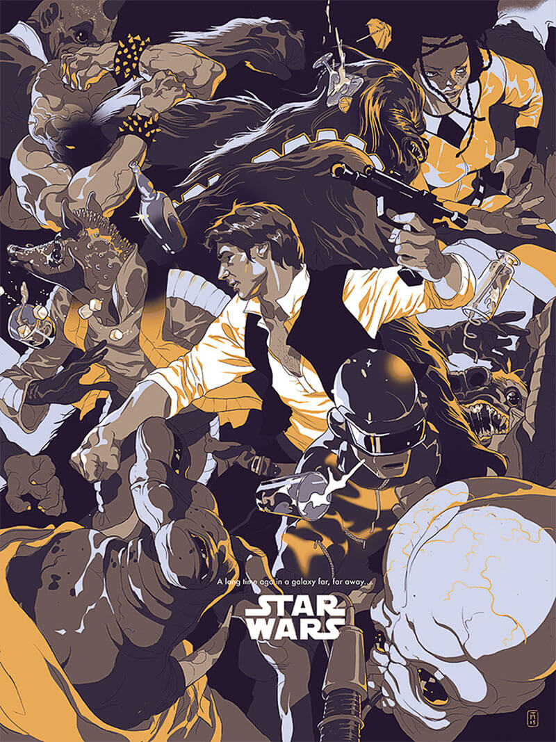 tomer hanuka star wars alternative movie poster