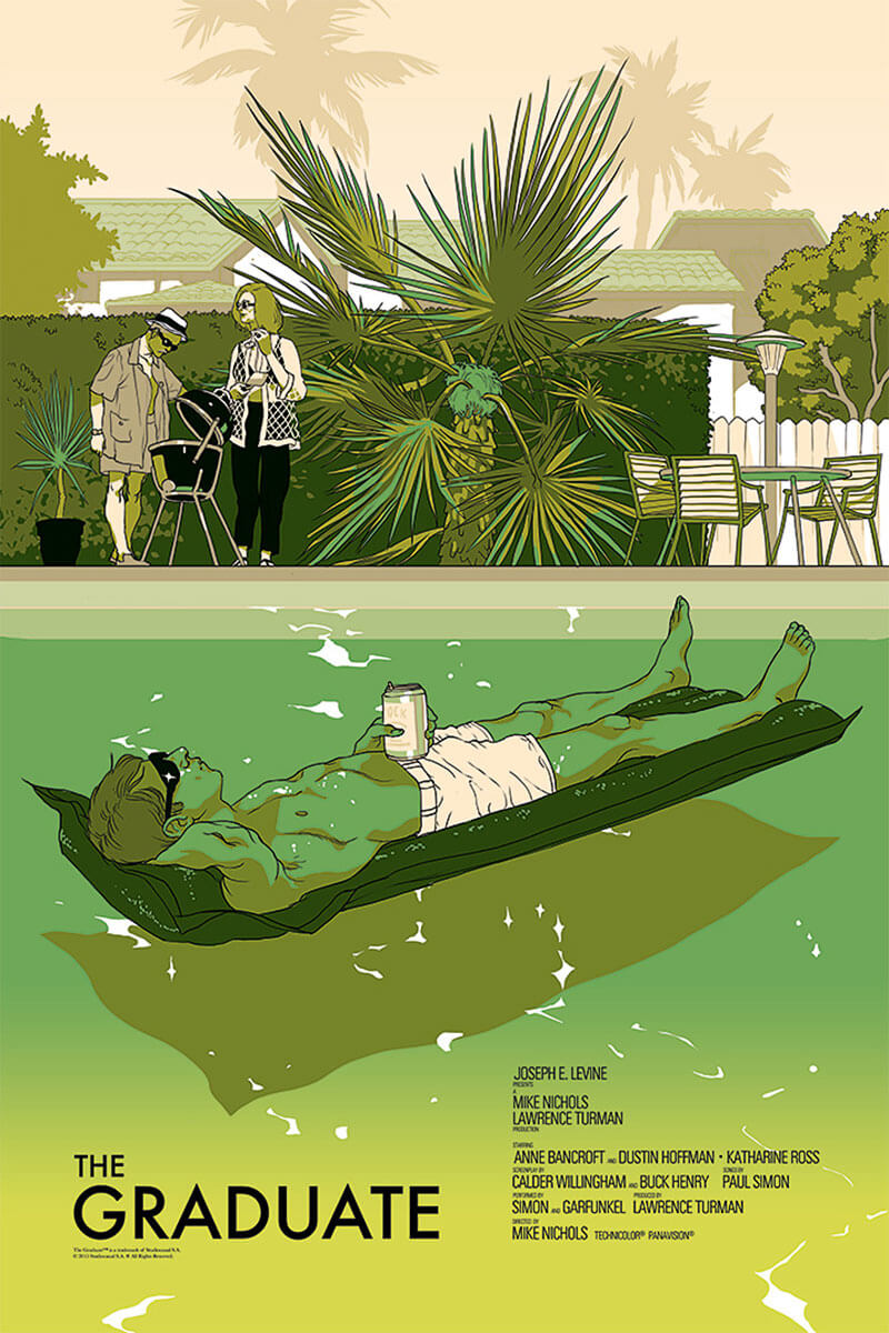 tomer hanuka the graduate poster