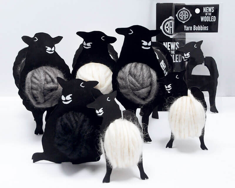 packaging creativi gomitoli di lana
