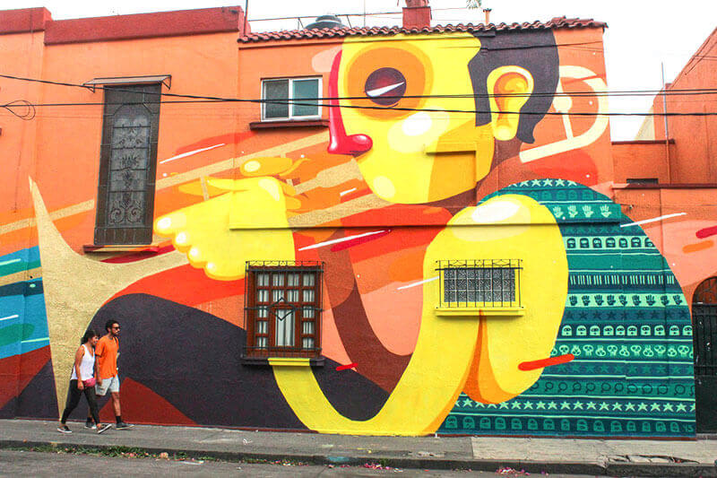 Murales di Zesar Bahamonte ispirati alla musica