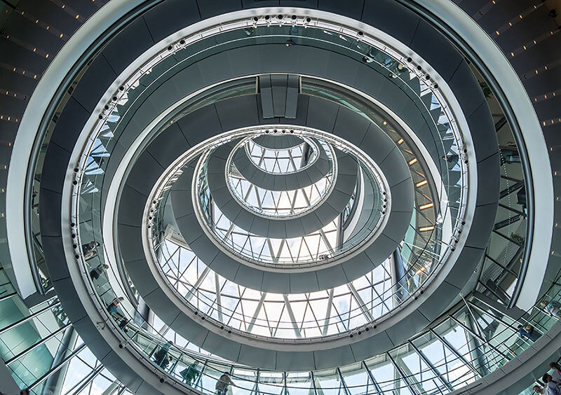 Le scale più assurde del mondo CIty Hall Londra