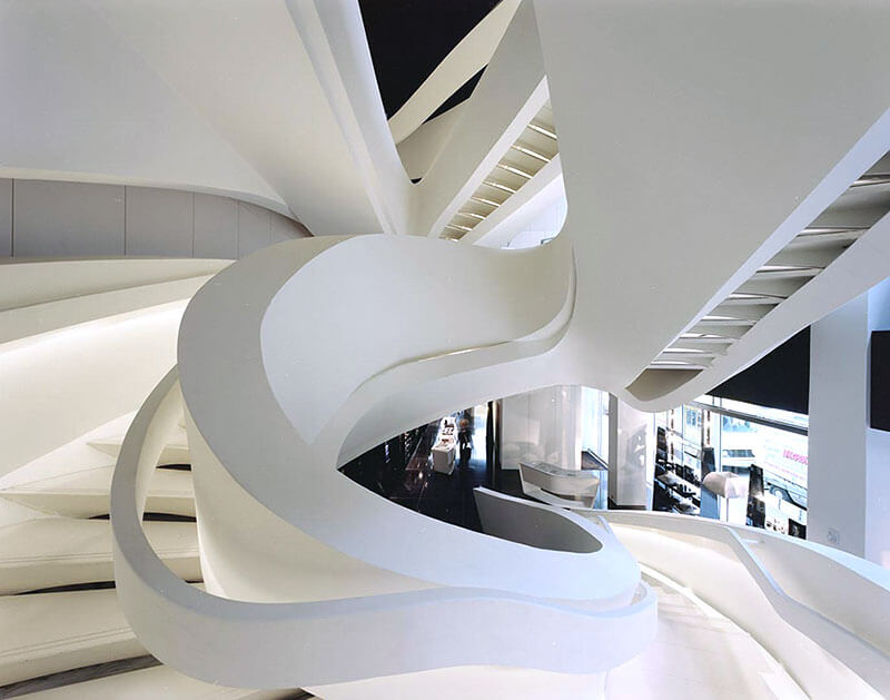 Le scale più assurde del mondo Armani Store NYC