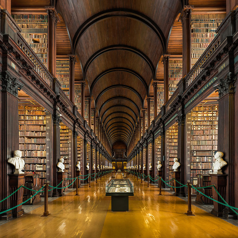 Biblioteca del Trinity College, Dublino (Irlanda)
