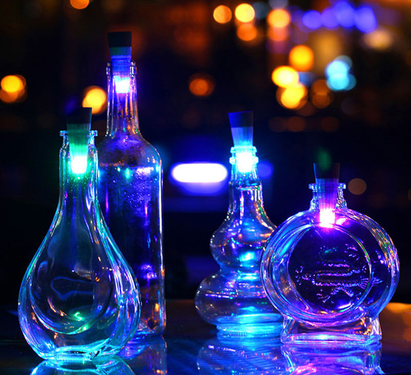 utensili da cucina - tappo led per bottiglie luminose