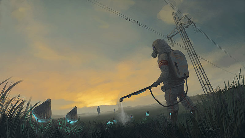 Illustrazioni distopiche di Marcin Wolski