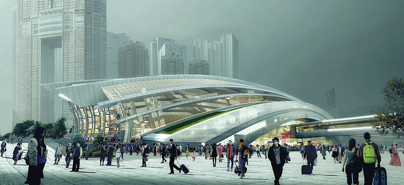 West Kowloon Station di Hong Kong