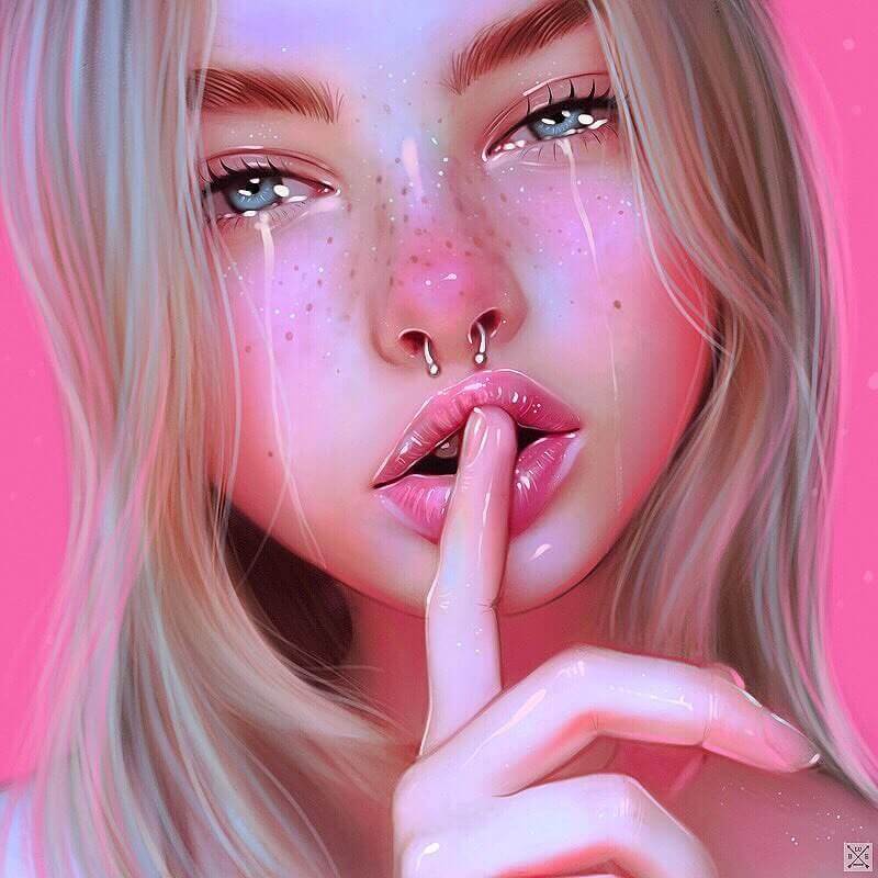 Ritratti digitali fotorealistici di Julia Razumova - Digital Art