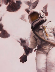 Iperrealismo surreale di Jeremy Geddes - White Cosmonaut 2009