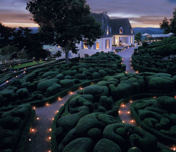 Giardini di Marqueyssac di notte Francia