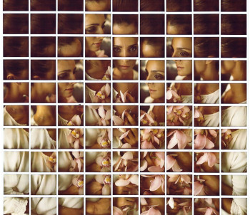 mosaici di foto polaroid di maurizio galimberti ambra angiolini