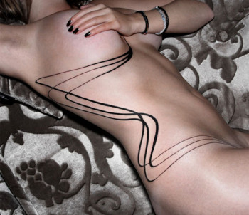 tatuaggi dots to lines