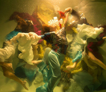 Fotografia subacquea per la serie "Muses" di Christy Lee Rogers