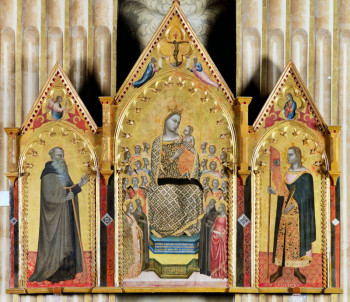 Da Giotto a Gentile, la mostra di Sgarbi a Fabriano (Allegretto Nuzi- Madonna in trono con bambino.)