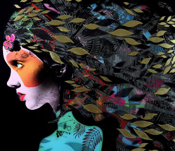 miss bugs mixed media pop art